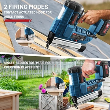 Enhulk Cordless Brad Nailer with Brushless Motor - 20V 4.0Ah