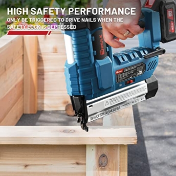 Enhulk Cordless Brad Nailer with Brushless Motor - 20V 4.0Ah