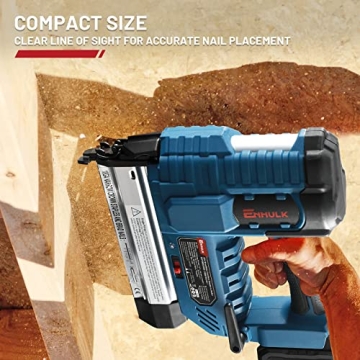 Enhulk Cordless Brad Nailer with Brushless Motor - 20V 4.0Ah
