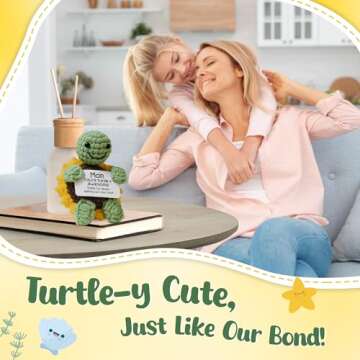 OASSIE Gifts for Moms - Adorable Turtle Crochet for Mother's Day