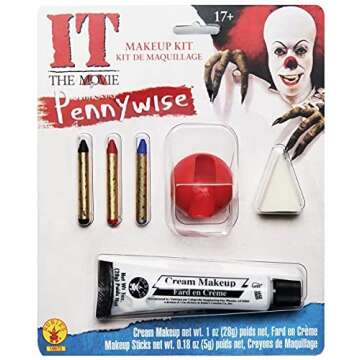 Rubie's Men's It Pennywise Adult Make-Up Kit, Multi, One Size