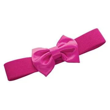 GRACE KARIN Womens Vintage Waist Belt Wide Elastic Stretch Cinch Belts(S,Hot Pink)