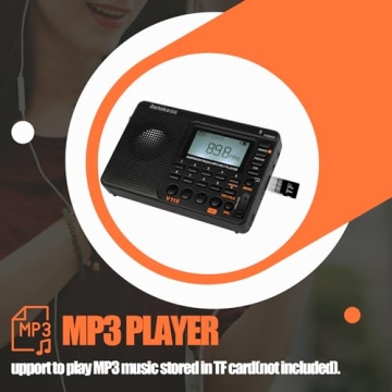 Retekess V115 Portable Digital Radio with Presets