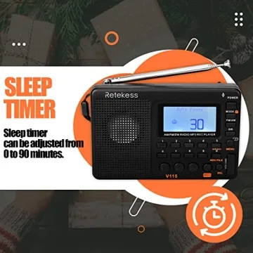 Retekess V115 Portable Digital Radio with Presets
