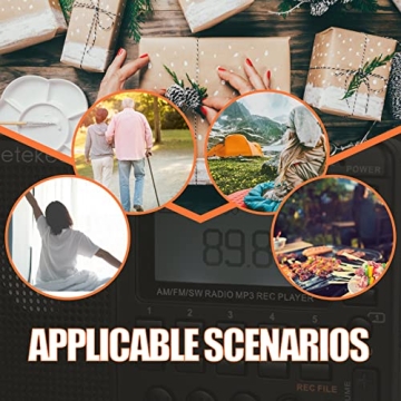 Retekess V115 Portable Digital Radio with Presets