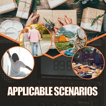 Retekess V115 Portable Digital Radio with Presets