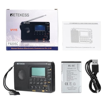 Retekess V115 Portable Digital Radio with Presets