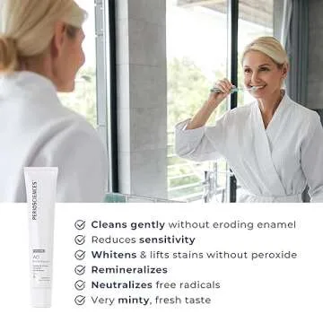 PerioSciences AO Pro Natural Toothpaste with Nano Hydroxyapatite, Remineralizing, Fluoride Free, SLS Free, Gluten Free 3 fl oz / 90ml