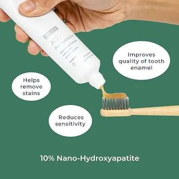PerioSciences AO Pro Natural Toothpaste with Nano Hydroxyapatite, Remineralizing, Fluoride Free, SLS Free, Gluten Free 3 fl oz / 90ml