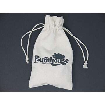 Christmas Letter Set for Changeable Felt Letter Boards, 3/4" Characters (Includes Christmas Symbols, Full Holiday Words) & Burlap Storage Bag (Red/White (Christmas))