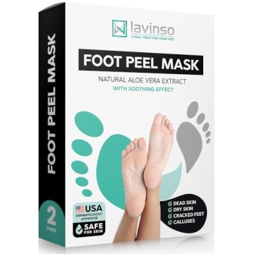 Lavinso Foot Peel Mask – Exfoliating & Dead Skin Remover