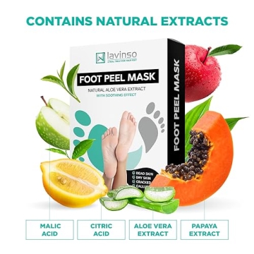 Lavinso Foot Peel Mask – Exfoliating & Dead Skin Remover