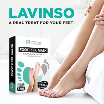 Lavinso Foot Peel Mask – Exfoliating & Dead Skin Remover