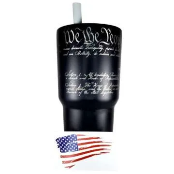 Engraved US Constitution 30oz Tumbler - Hot or Cold Drinks
