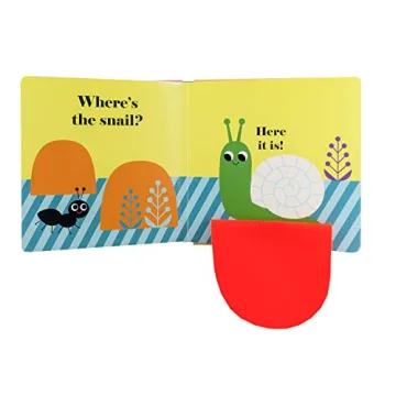 Interactive Felt Flap Book Where's the Ladybug for Toddlers