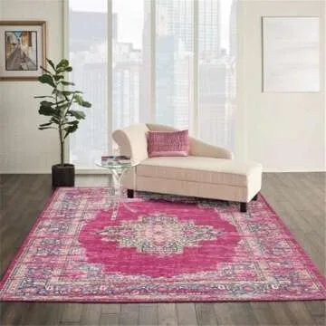 Nourison Passion Fuchsia Area Rug for Stylish Homes