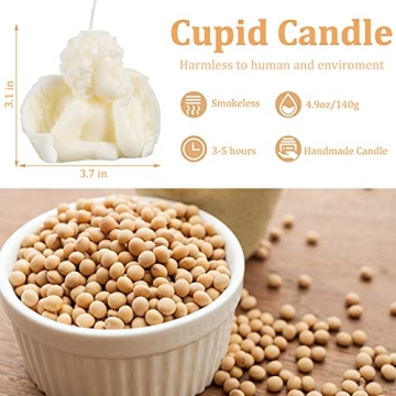 Nuanchu Scented Angel Candles Set for Home Decor