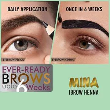 Mina ibrow Hair Color Medium Brown|Natural Spot coloring Hair Tinting Powder, Water and Smudge Proof | No Ammonia, No Lead with 100% Gray Converge|Vegan and Cruelty free