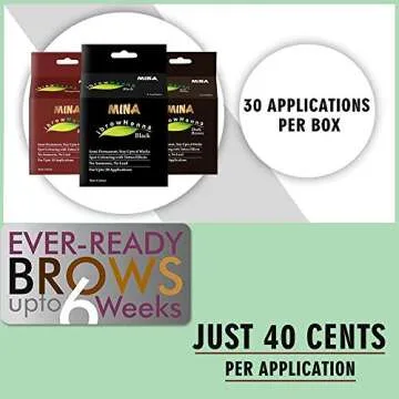 Mina ibrow Hair Color Medium Brown|Natural Spot coloring Hair Tinting Powder, Water and Smudge Proof | No Ammonia, No Lead with 100% Gray Converge|Vegan and Cruelty free