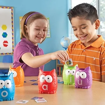 Vowel Owls Sorting Set - Engage Learning Fun for Kids