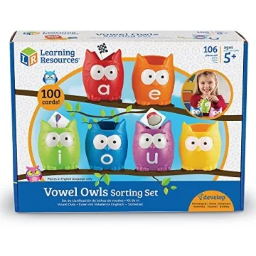 Vowel Owls Sorting Set - Engage Learning Fun for Kids