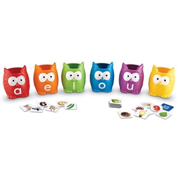 Vowel Owls Sorting Set - Engage Learning Fun for Kids