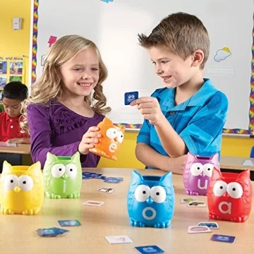 Vowel Owls Sorting Set - Engage Learning Fun for Kids