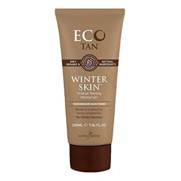 Eco Tan Winter Skin - Natural Self Tanning Lotion for Fair Skin