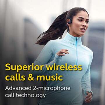 Jabra Elite Active 45e Wireless Sports Earbuds - Black