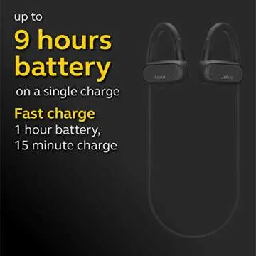 Jabra Elite Active 45e Wireless Sports Earbuds - Black