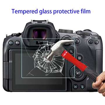 HUIPUXIANG Canon EOS R6 R7 Screen Protector 9H
