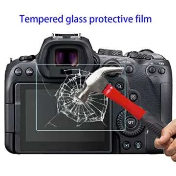 HUIPUXIANG Canon EOS R6 R7 Screen Protector 9H