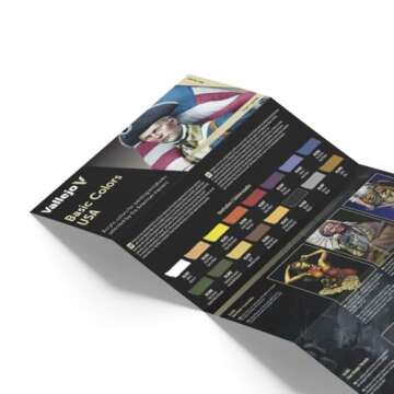 Vallejo - Model Color Basic Colors USA Set | Modeling Acrylic Paints | 16 Bottles x 18 ml (0.60 fl.oz.)