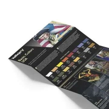 Vallejo - Model Color Basic Colors USA Set | Modeling Acrylic Paints | 16 Bottles x 18 ml (0.60 fl.oz.)