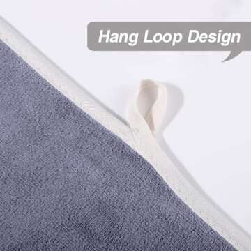 BOBOR Gym Towels Set - Super Soft Microfiber - 3 Pack