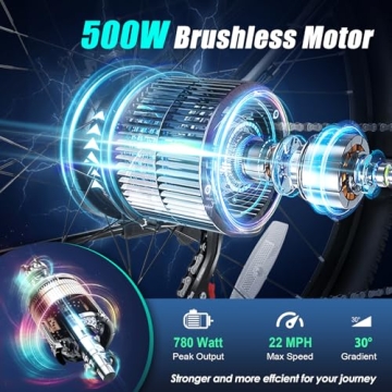 Vivi Electric Mountain Bike with 780W Peak Power