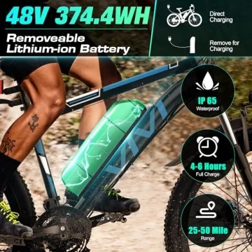 Vivi Electric Mountain Bike with 780W Peak Power