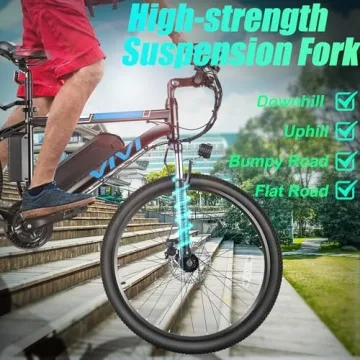 Vivi Electric Mountain Bike with 780W Peak Power