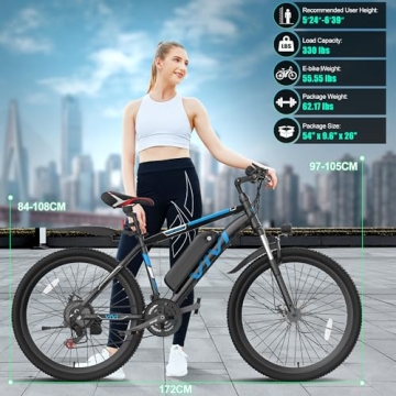 Vivi Electric Mountain Bike with 780W Peak Power