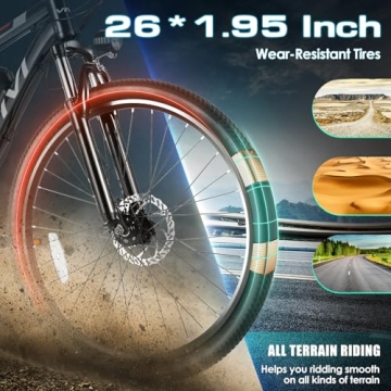 Vivi Electric Mountain Bike with 780W Peak Power