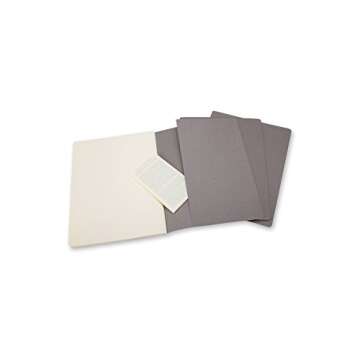 Moleskine Cahier Journal Set - XL Soft Cover - Pebble Grey