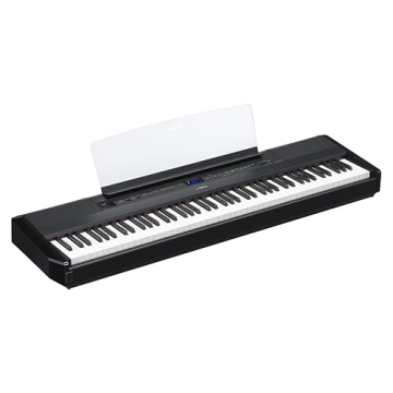 Yamaha P525B Digital Piano - 88 Weighted Wooden Keys for Authentic Play