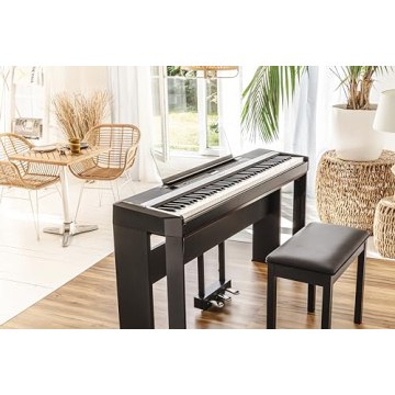 Yamaha P525B Digital Piano 88 Weighted Wooden Keys Black