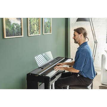 Yamaha P525B Digital Piano 88 Weighted Wooden Keys Black