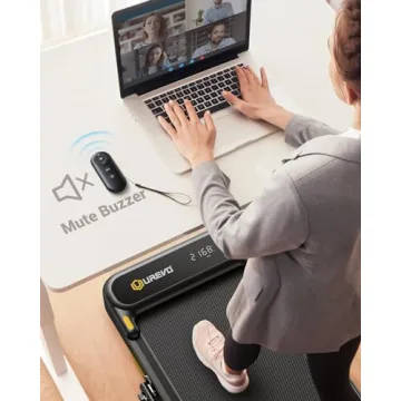 Compact UREVO Walking Pad for Home and Office Fitness