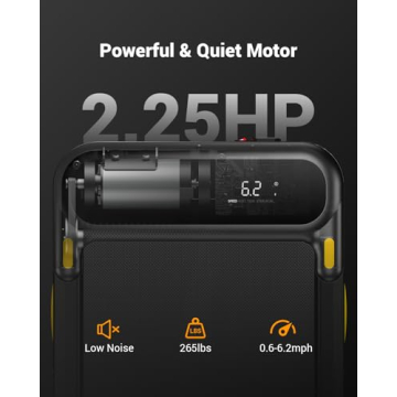 Compact UREVO Walking Pad for Home and Office Fitness