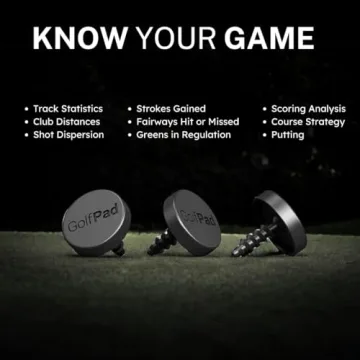 Golf Pad TAGS Swing Trainer for iPhone Android Users