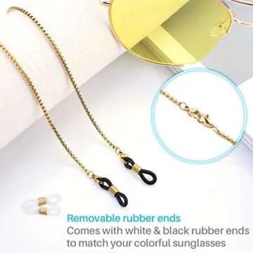 Kalevel Eyeglass Chain - Stylish & Durable Eyewear Holder