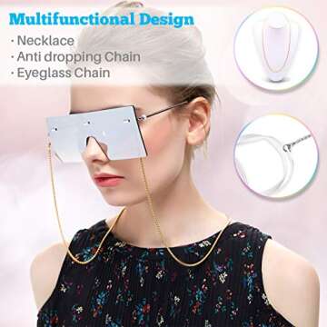 Kalevel Eyeglass Chain - Stylish & Durable Eyewear Holder