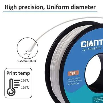 GIANTARM Flexible TPU Filament for 3D Printers